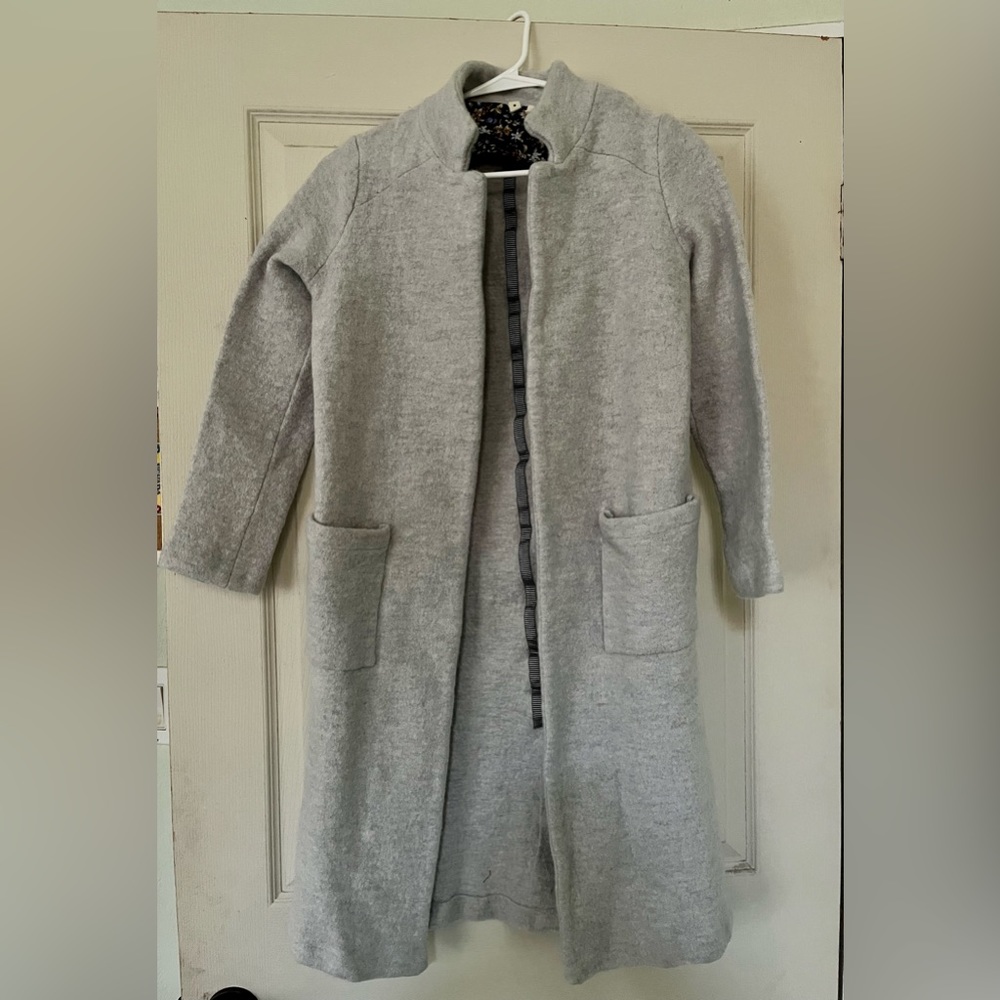 Anthropologie x Moth 100% Wool Coat Size Small womens winter